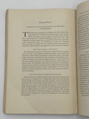 Quarterly Journal of Studies on Alcohol - September 1944 Recovery Collectibles