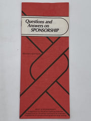 Questions and Answers on Sponsorship - 1982 Recovery Collectibles