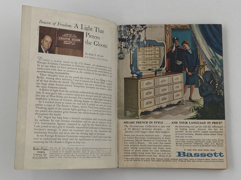 Reader’s Digest - “Law of Unselfishness” - February 1964 Recovery Collectibles