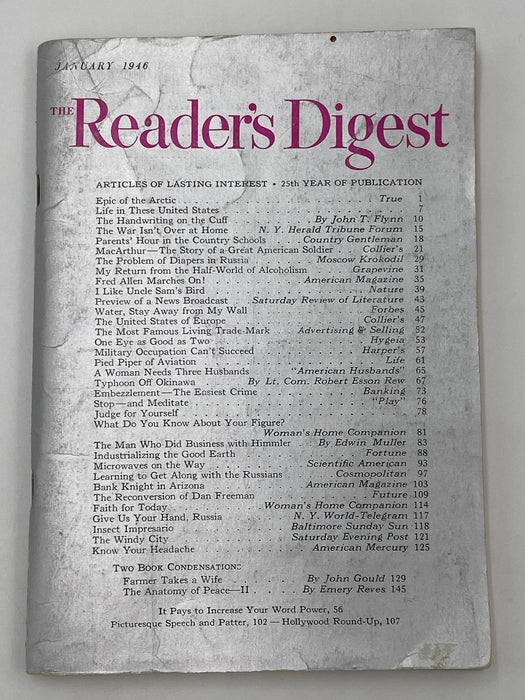 Reader Digest, Other, 46 Authors Autographs Readers Digest Condensed Books  Signed 20th Volume