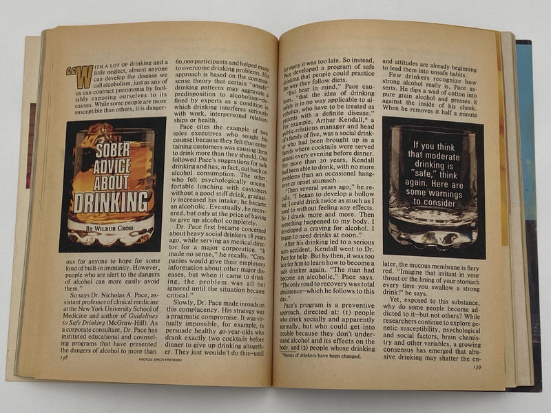 Reader’s Digest - Sober Advice About Drinking - March 1985 Recovery Collectibles