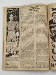 Real Magazine - A Wonder Drug Cure For Alcoholics - June 1963 Recovery Collectibles