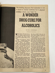 Real Magazine - A Wonder Drug Cure For Alcoholics - June 1963 Recovery Collectibles