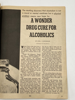 Real Magazine - A Wonder Drug Cure For Alcoholics - June 1963