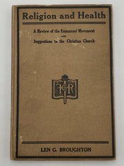 Religion and Health by Len Broughton - Second Edition Recovery Collectibles