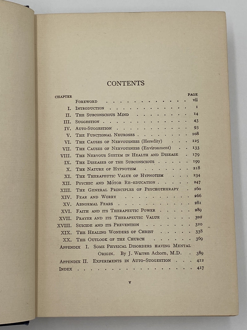 Religion and Medicine by Elwood Worcester - Third Printing 1908 Recovery Collectibles