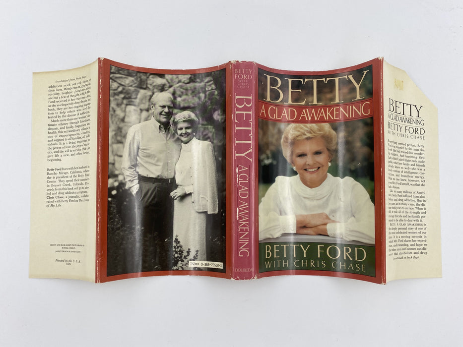 SIGNED by Betty Ford - Betty: A Glad Awakening - 1987 Recovery Collectibles