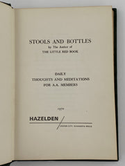 STOOLS AND BOTTLES 11th Printing - 1970 Recovery Collectibles