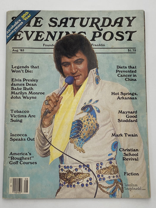 Saturday Evening Post - Alcoholics Anonymous Celebrates 50th Year - August 1985 Recovery Collectibles