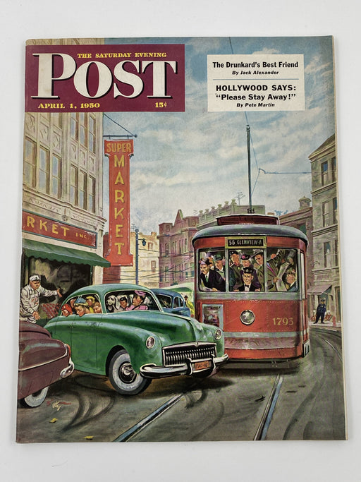 Saturday Evening Post - April 1, 1950 - Jack Alexander Recovery Collectibles