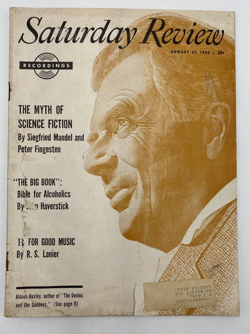 Saturday Review - The Big Book Bible for Alcoholics - August 1955 Recovery Collectibles