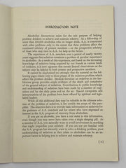 Sedatives and the Alcoholic - 1952 Recovery Collectibles