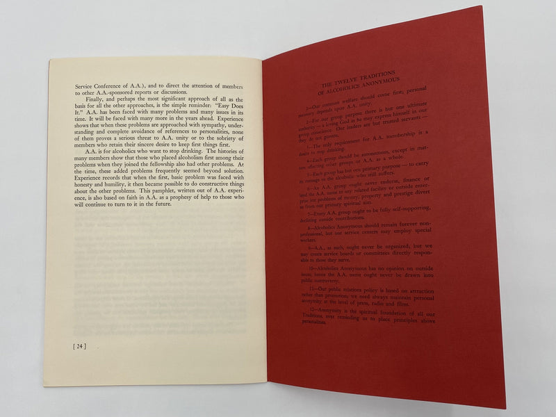 Sedatives and the Alcoholic - 1952 Recovery Collectibles