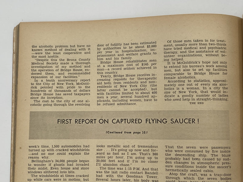 Sir Magazine - School for Alcoholics - September 1954 Recovery Collectibles