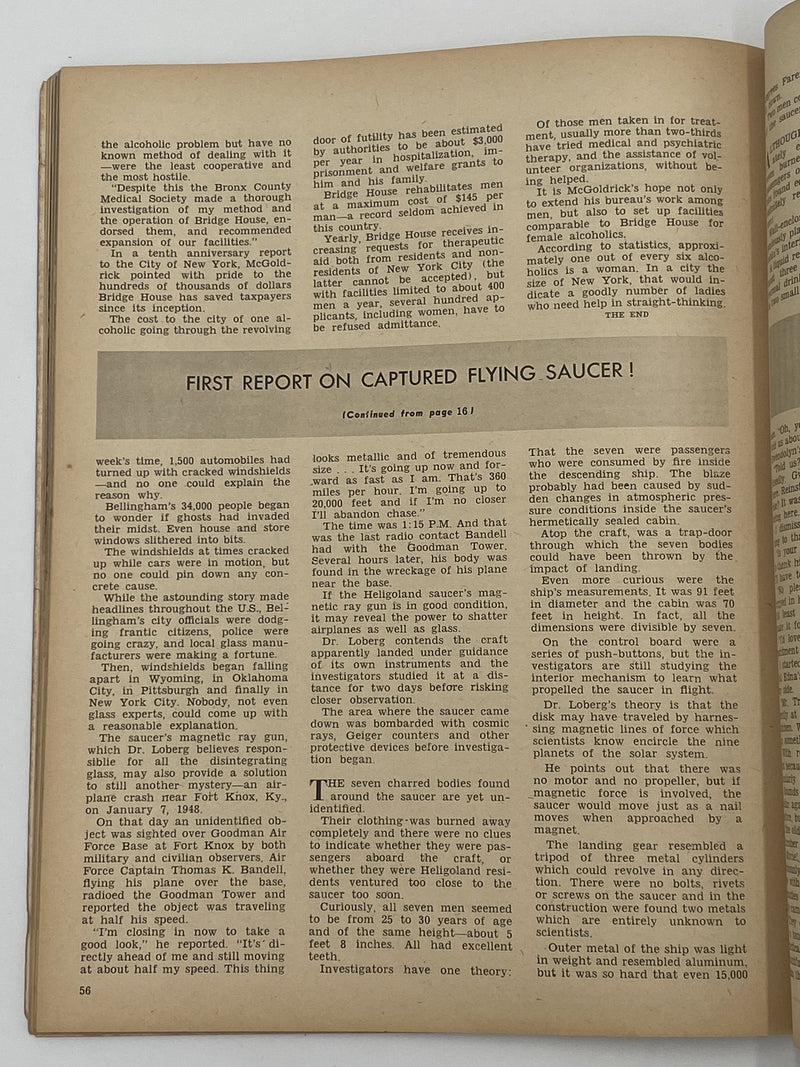 Sir Magazine - School for Alcoholics - September 1954 Recovery Collectibles