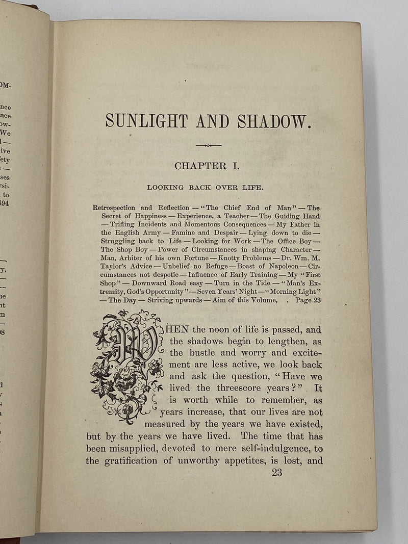 Sunlight and Shadow by John B. Gough Dr. Sucher