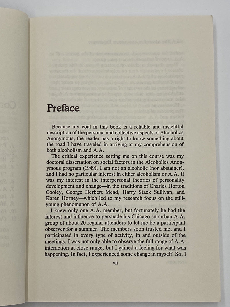 The AA Experience by Milton A. Maxwell Recovery Collectibles