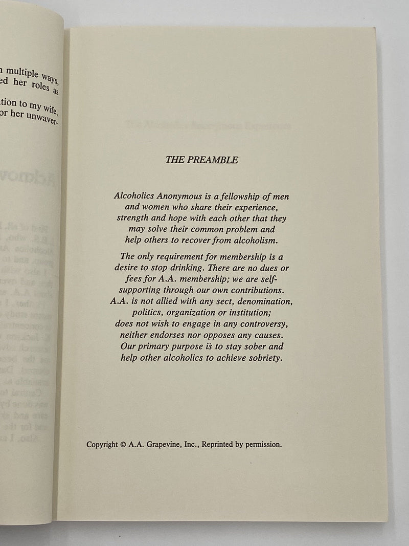 The AA Experience by Milton A. Maxwell Recovery Collectibles