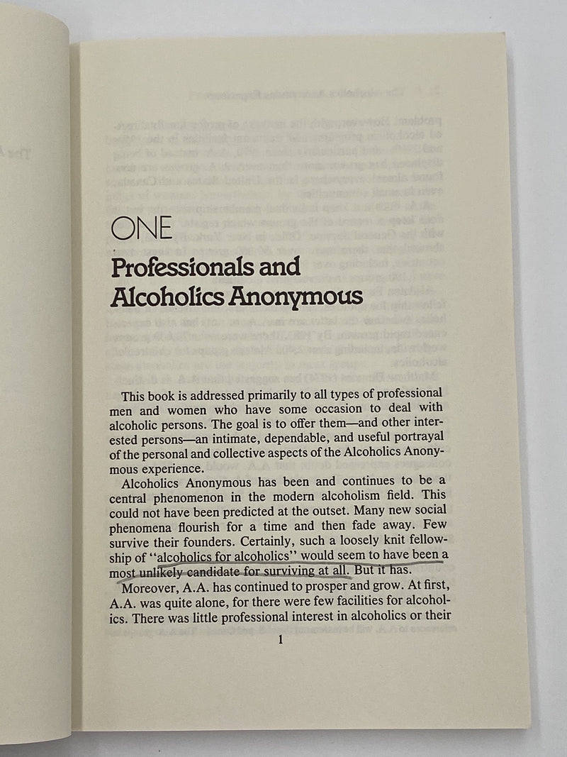 The AA Experience by Milton A. Maxwell Recovery Collectibles