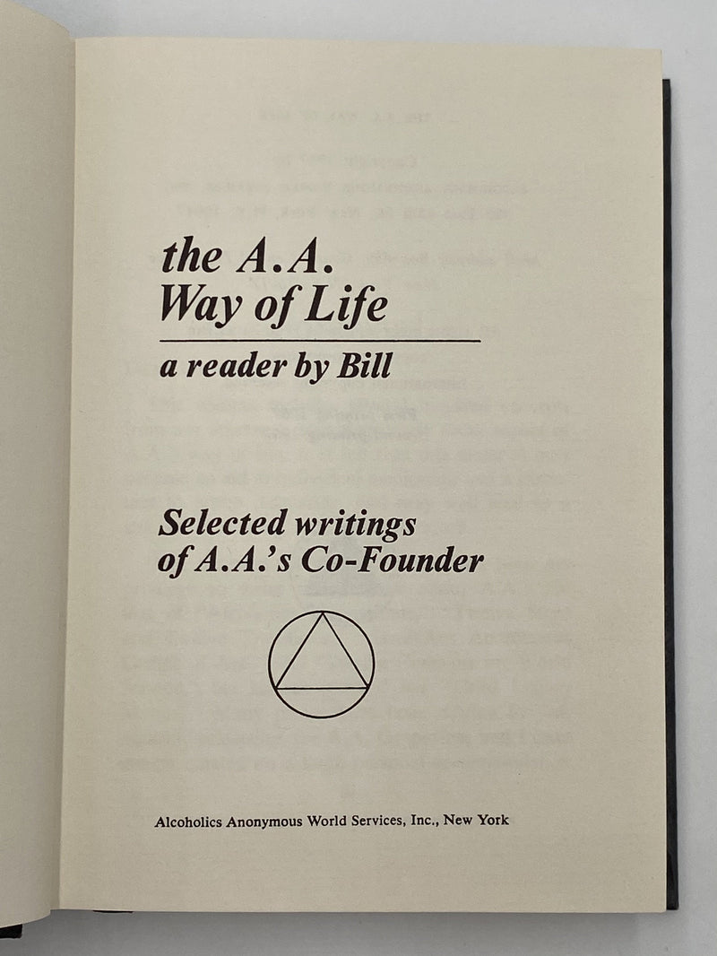The AA Way of Life - 2nd Printing 1967 - ODJ Recovery Collectibles