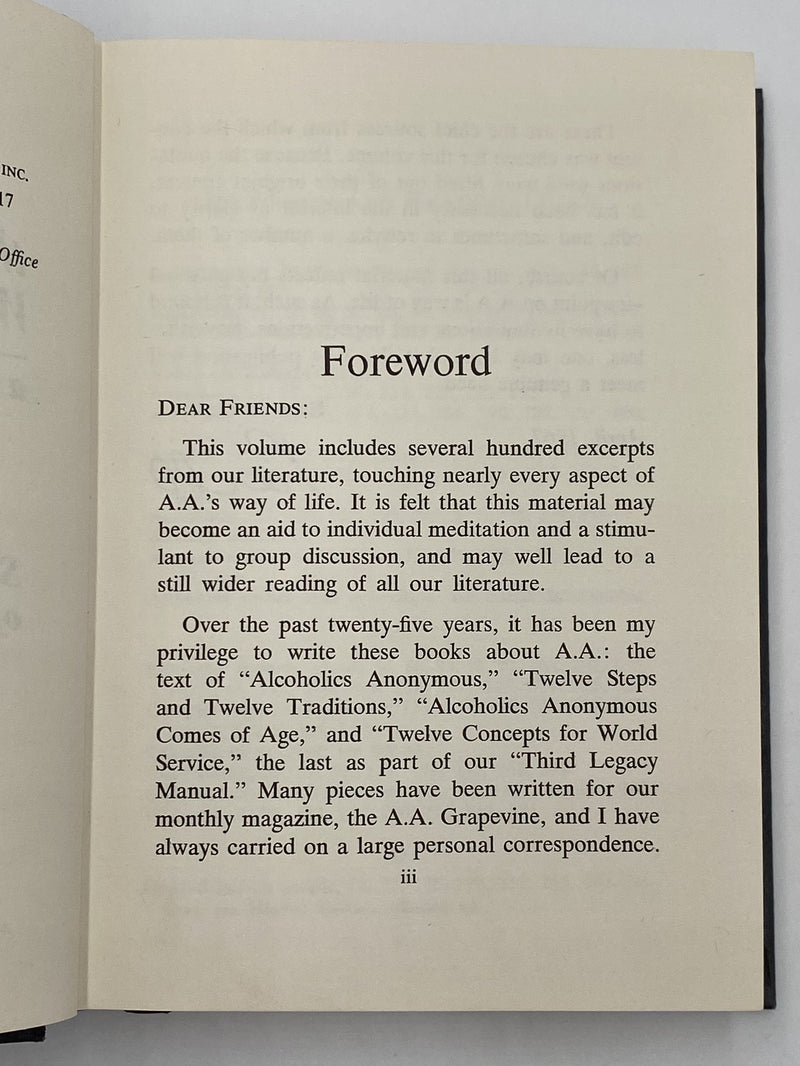 The AA Way of Life - 2nd Printing 1967 - ODJ Recovery Collectibles
