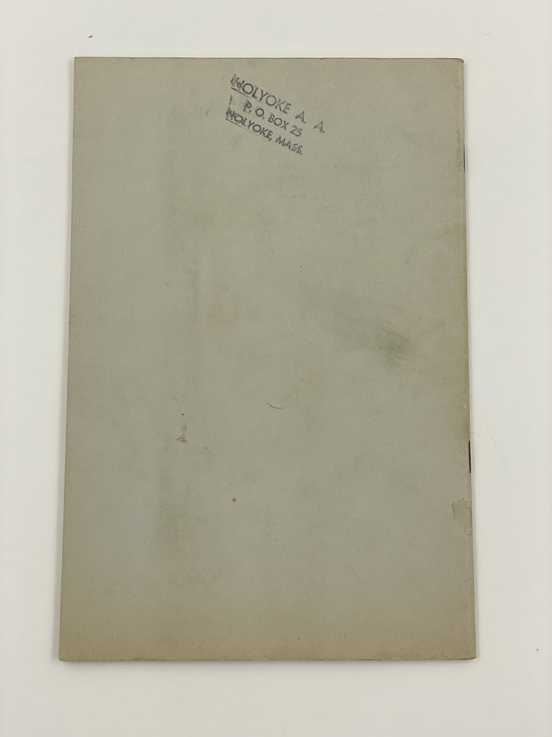 The Alcoholic Employee - Pamphlet - 3rd Printing 1953 Recovery Collectibles