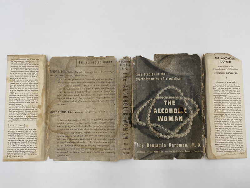 The Alcoholic Woman by Benjamin Karpman, M.D. Recovery Collectibles