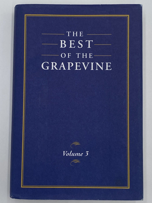 The Best of the Grapevine Volume 3 - 1st Printing 1998 - ODJ David Shaw