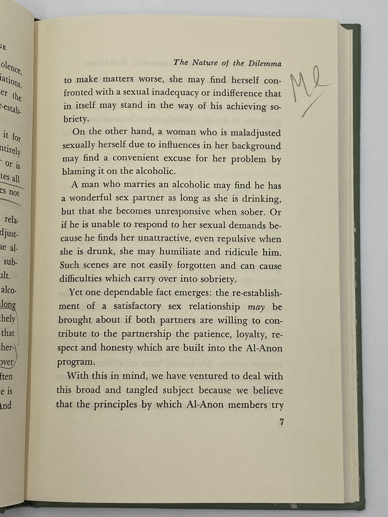 The Dilemma of The Alcoholic Marriage - 1973 Recovery Collectibles
