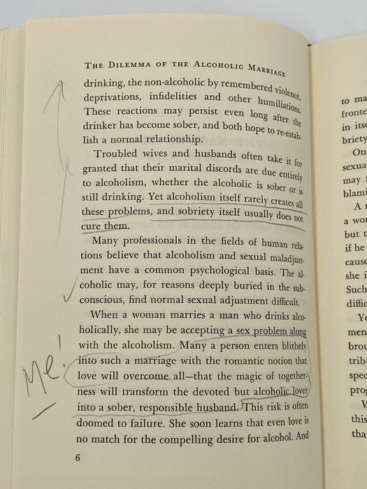 The Dilemma of The Alcoholic Marriage - 1973 Recovery Collectibles