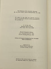 The Dilemma of The Alcoholic Marriage - 1973 Recovery Collectibles