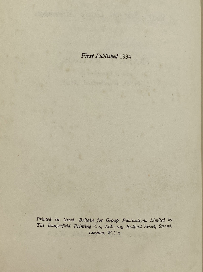 The Finger of God by Frank C. Raynor - First Printing 1934 Recovery Collectibles