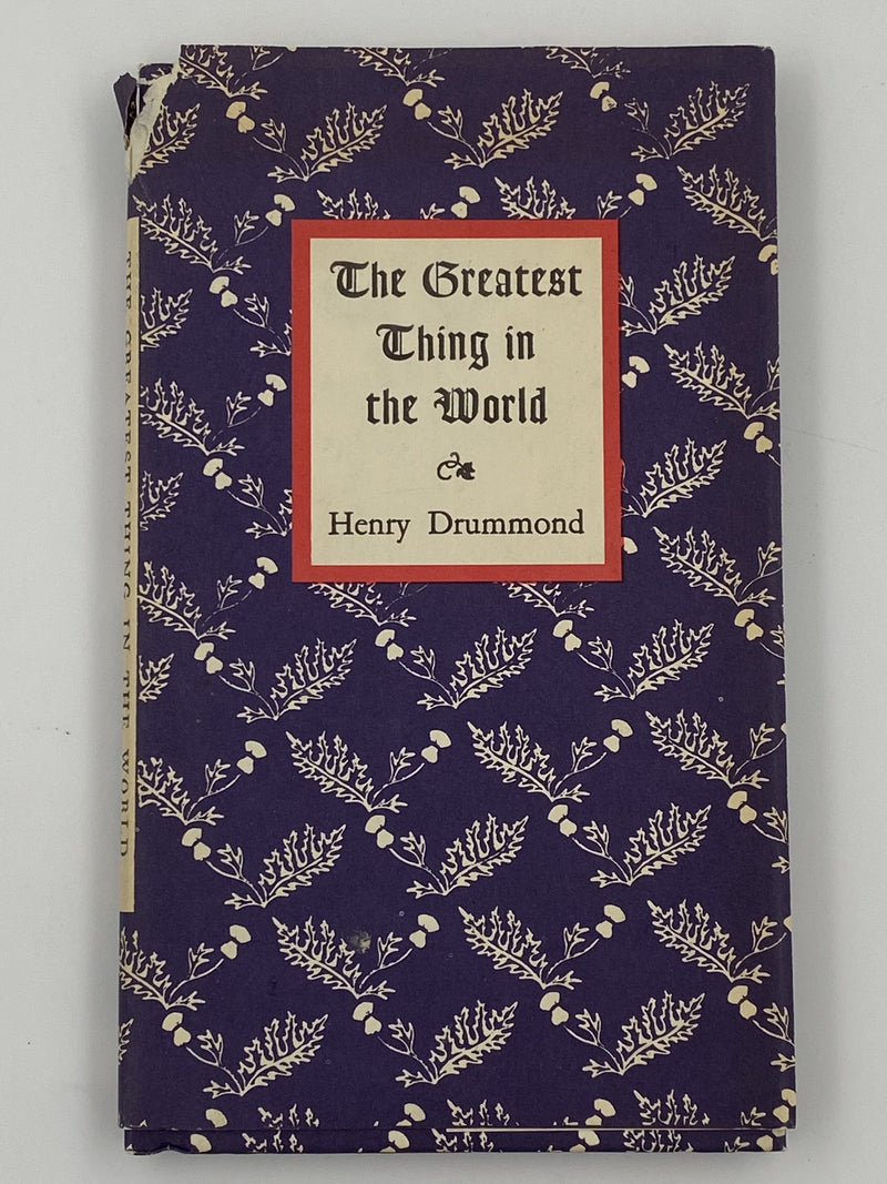 The Greatest Thing in the World by Henry Drummond Recovery Collectibles