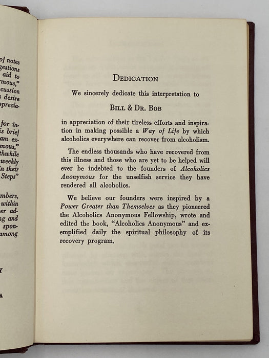 The Little Red Book: An Interpretation Of The Twelve Steps of the Alcoholics Anonymous Program - 1951 Dr. Sucher