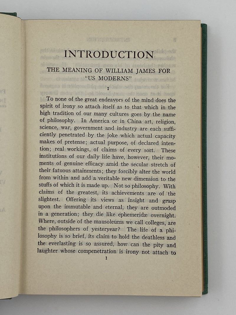 The Philosophy Of William James - 1953 Recovery Collectibles