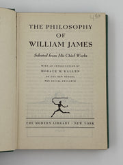 The Philosophy Of William James - 1953 Recovery Collectibles