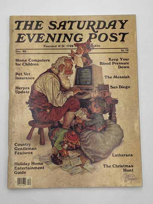 The Saturday Evening Post - December 1982 - Alcoholics Anonymous Recovery Collectibles