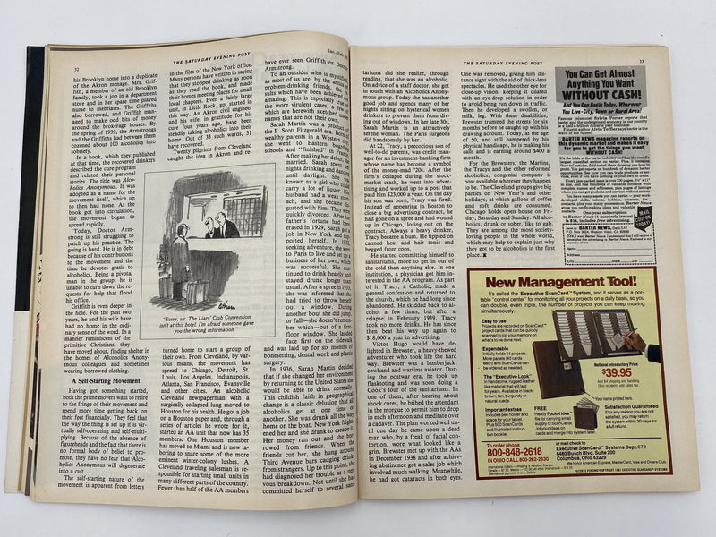 The Saturday Evening Post - Jan/Feb 1983 - Alcoholics Anonymous Recovery Collectibles