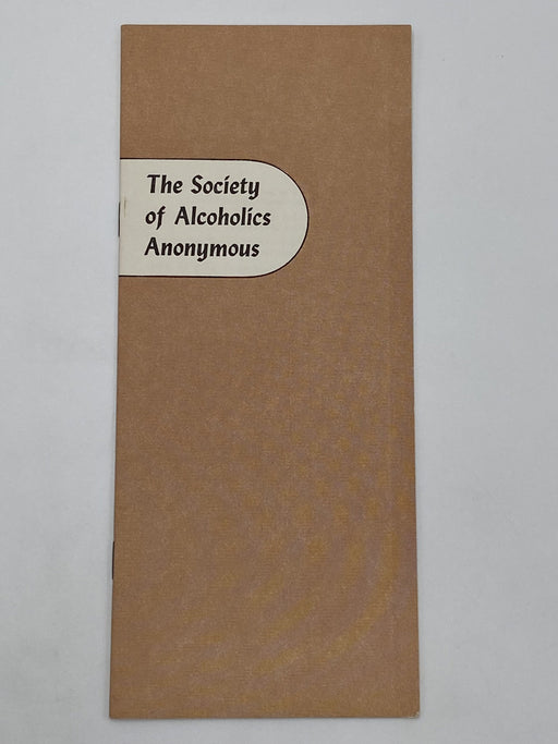 The Society of Alcoholics Anonymous - 1953 Edition Recovery Collectibles