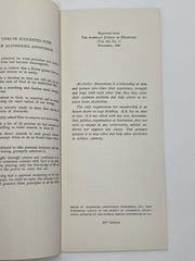 The Society of Alcoholics Anonymous - 1953 Edition Recovery Collectibles