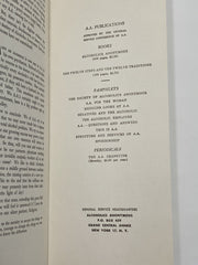 The Society of Alcoholics Anonymous - 1953 Edition Recovery Collectibles
