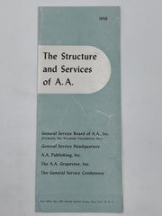 The Structure and Services of A.A. - 1956 Recovery Collectibles