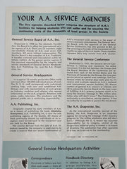The Structure and Services of A.A. - 1956 Recovery Collectibles