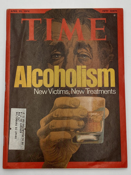 Time Magazine - Alcoholism - April 1974 Recovery Collectibles