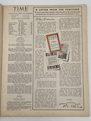 Time Magazine - Help for Drunkards - October 1944 Recovery Collectibles