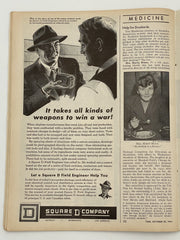 Time Magazine - Help for Drunkards - October 1944 Recovery Collectibles