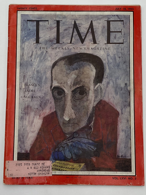 Time Magazine - July 1955 - Saved from Skid Row Recovery Collectibles