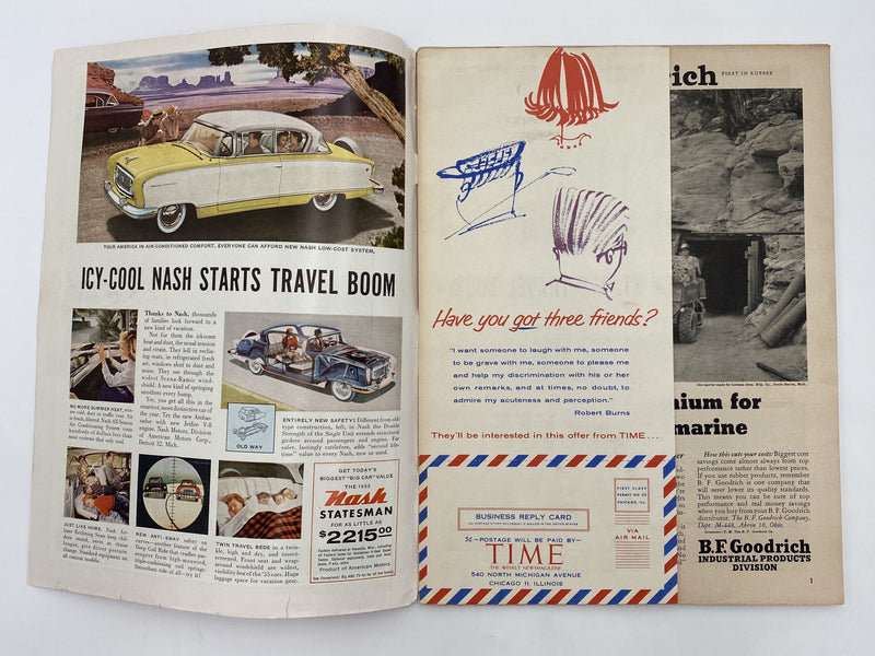Time Magazine - July 1955 - Saved from Skid Row Recovery Collectibles