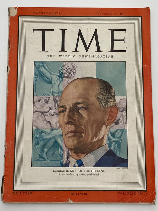 Time Magazine - Life Membership - February 1947 Recovery Collectibles