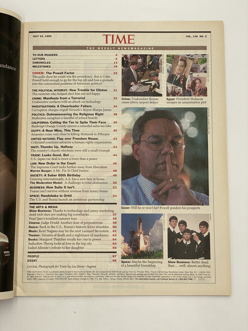 Time Magazine - Sobering Times for AA - July 1995 Recovery Collectibles